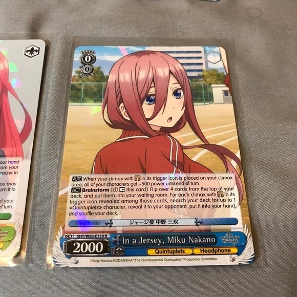 Weiss Schwarz Quintessential Quintuplets Card Lot 20 Commons and 3 Various Rares - Picture 5 of 5